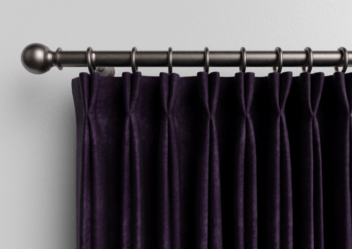 Faux Suede, Purple - Made to Measure Curtains - Image 10